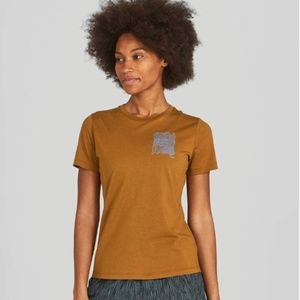 Janji Runterra Tee Gold/Brown